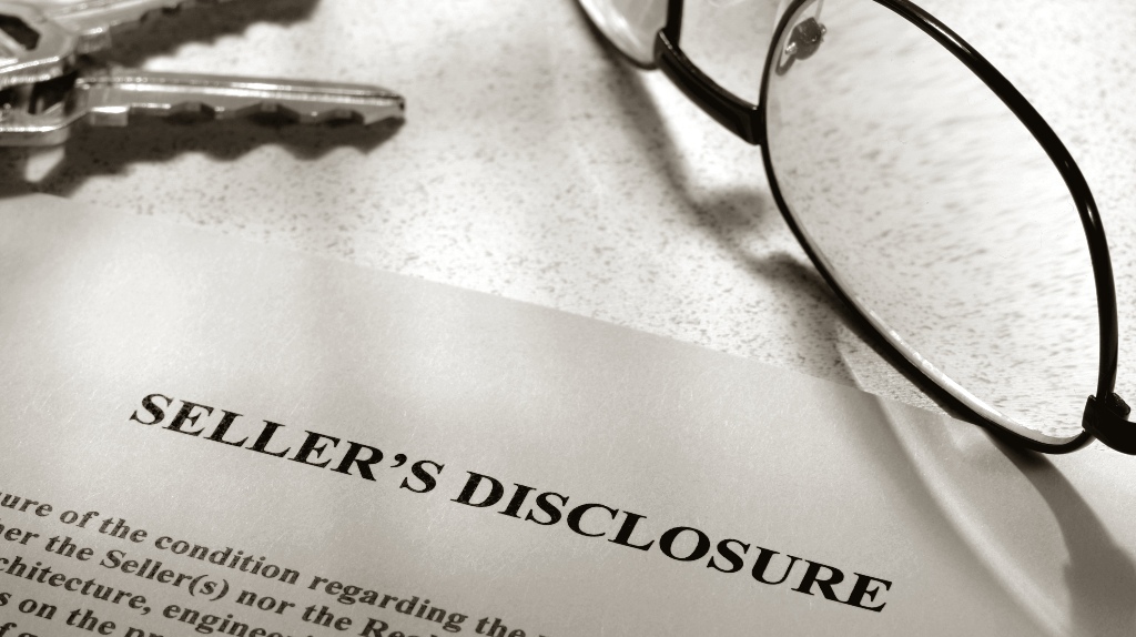 Seller Disclosure document